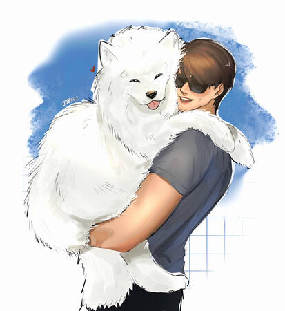 dog dad caleb